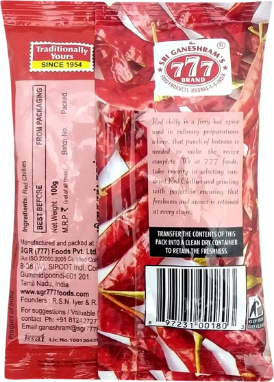 777 RED CHILLI POWDER 500G