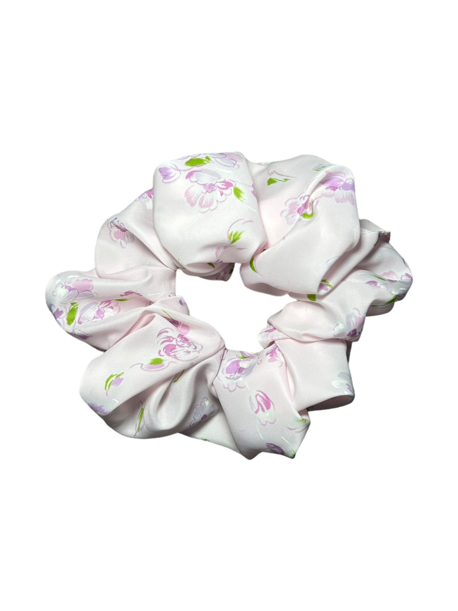 Oversized Scrunchie | Purple Floral