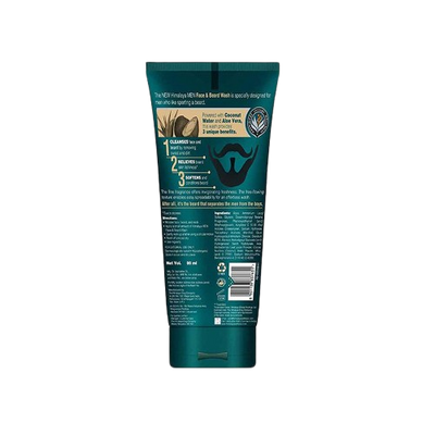 HIMALAYA MENS FACE & BEARD WASH 80ML