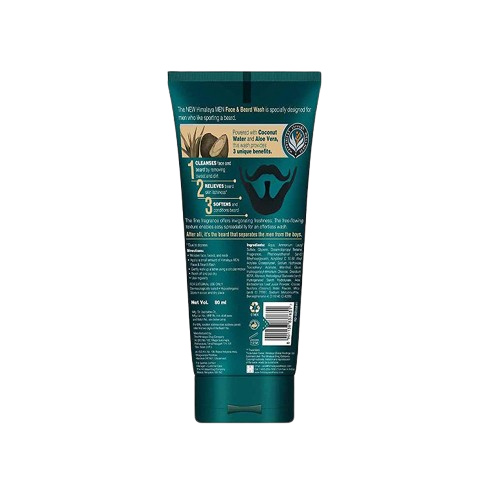 HIMALAYA MENS FACE & BEARD WASH 80ML