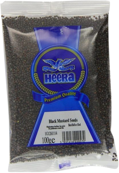 HEERA BLACK MUSTARD SEEDS 100G