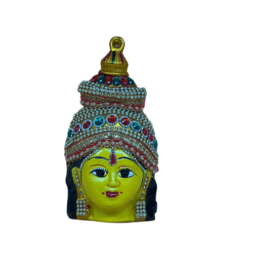 VARALAKSHMI AMMAN FACE MASK WITH STONE DECARATION - 7&