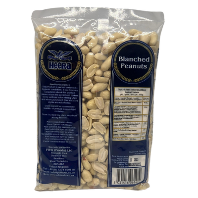 HEERA BLANCHED PEANUTS 375G