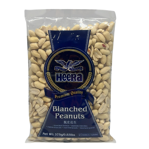 HEERA BLANCHED PEANUTS 375G