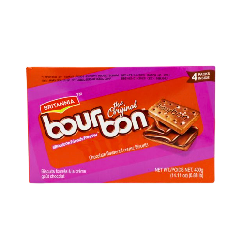 BRITANNIA BOURBON BISCUITS 400G