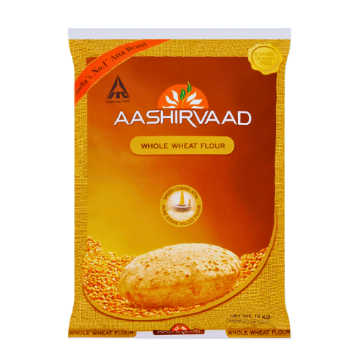 AASHIRVAAD WHOLE WHEAT FLOUR (CHAKKI ATTA) 10KG