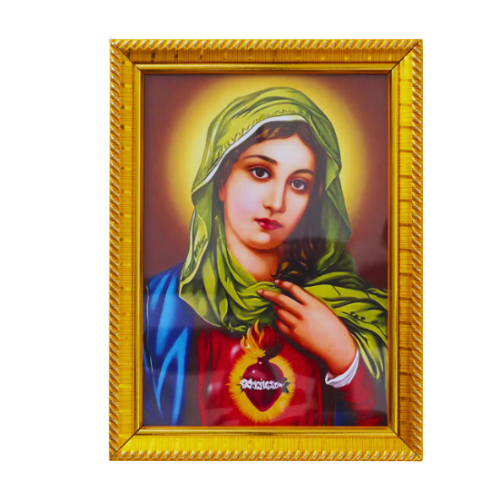 GOD PHOTO A4 SIZE with FRAME - MOTHER MARY