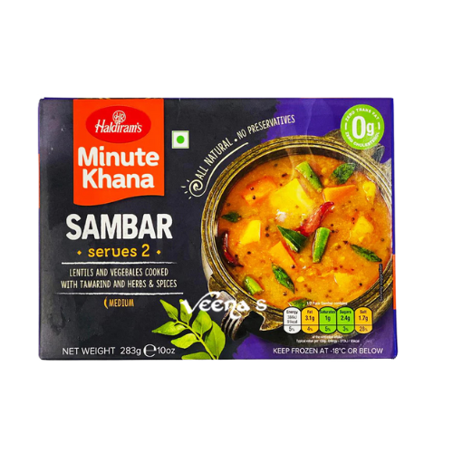 HALDIRAMS FROZEN SAMBAR MIX 283G