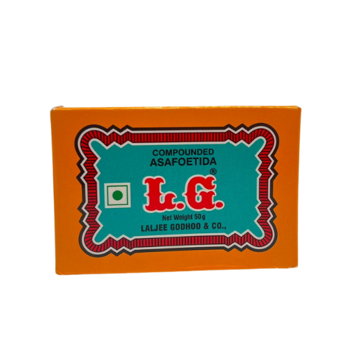 LG ASAFOETIDA (HING) CAKE 50G (FREE - LG CHILLI POWDER 25G)