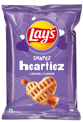 LAYS SHAPEZ HEARTIEZ CARAMEL FLAVOUR 46G