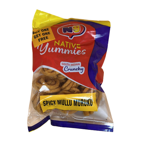 NATIVE YUMMIES SPICY MULLU MURUKKU 150G