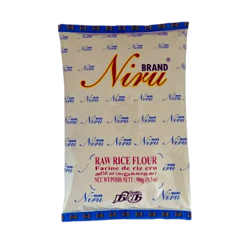 NIRU RAW RICE FLOUR 900G - WHITE