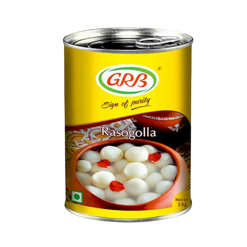 Buy GRB CANNED RASOGOLLA 1KG Online, Lakshmi Stores from UK