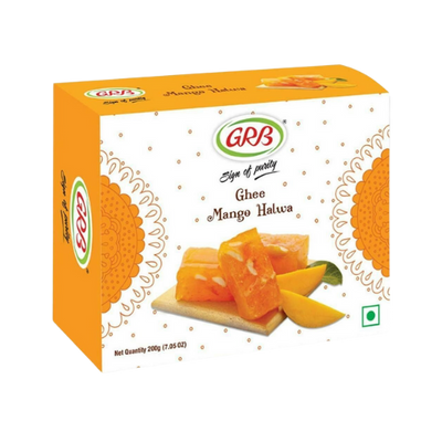 Buy GRB MANGO HALWA 200G Online, Lakshmi Stores from UK