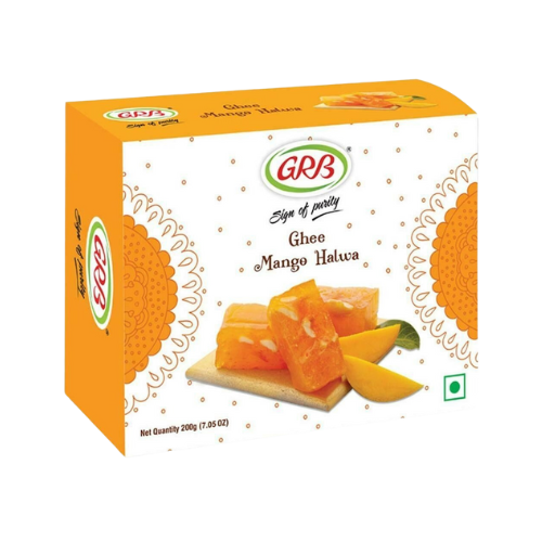 Buy GRB MANGO HALWA 200G Online, Lakshmi Stores from UK