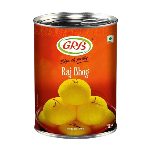 Buy GRB CANNED RAJBHOG 1KG Online, Lakshmi Stores from UK