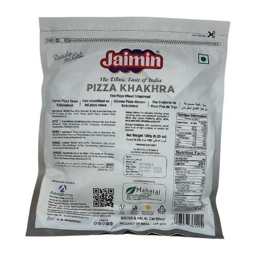 JAIMIN PIZZA  KHAKHRA 180G