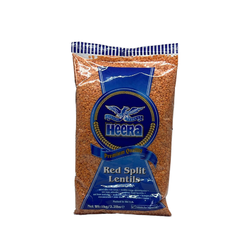 HEERA RED SPLIT LENTILS (MASOOR DAL) 1KG