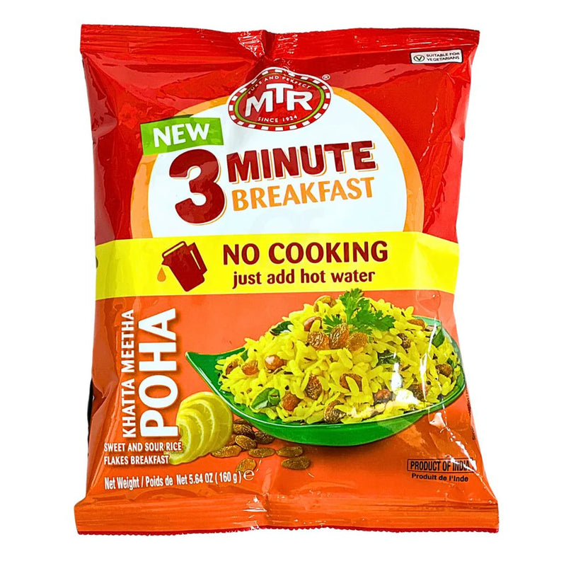 MTR KHATTA MEETHA POHA 160G