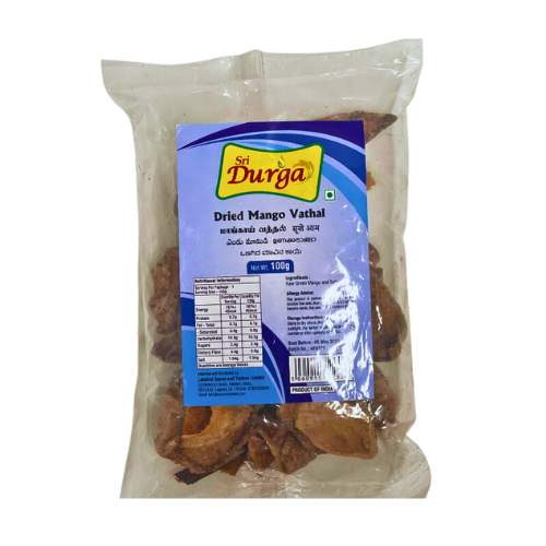 SRI DURGA DRIED VATHAL 100G - RAW MANGO