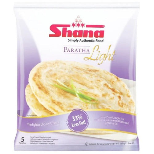 SHANA FROZEN LIGHT PARATHA 325G (5PCS)