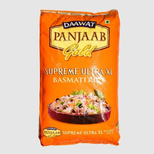 DAAWAT PANJAAB GOLD SUPREME ULTRA XL BASMATI RICE 30KG