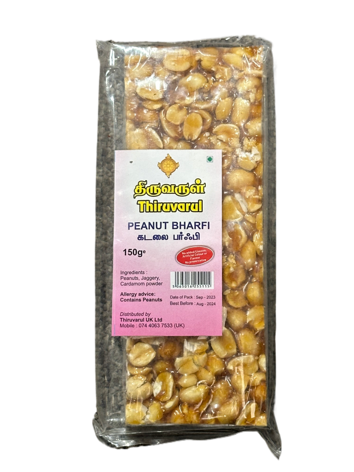 THIRUVARUL PEANUT BHARFI 150G