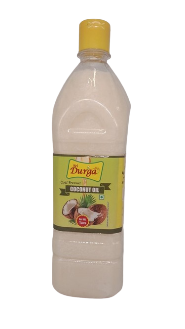 SRI DURGA COLD PRESSED (MARACHEKKU) OIL 1LTR - COCONUT