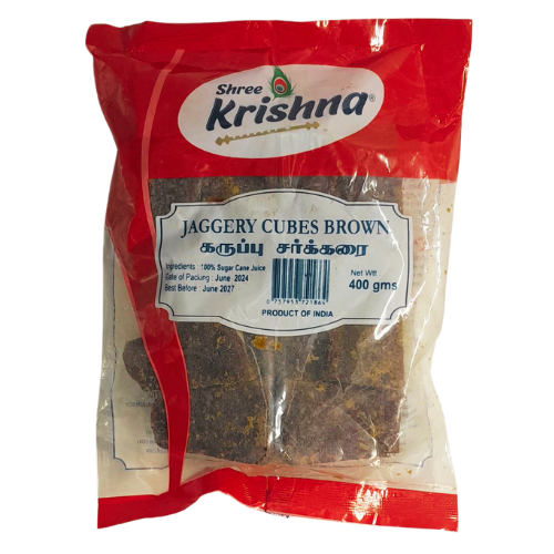 SHREE KRISHNA BROWN JAGGERY CUBES 400G