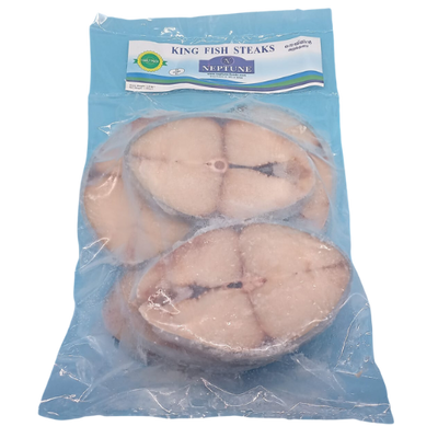 Buy Neptune Frozen King Fish Big Steaks (Family Pack) Online from Lakshmi Stores, UK