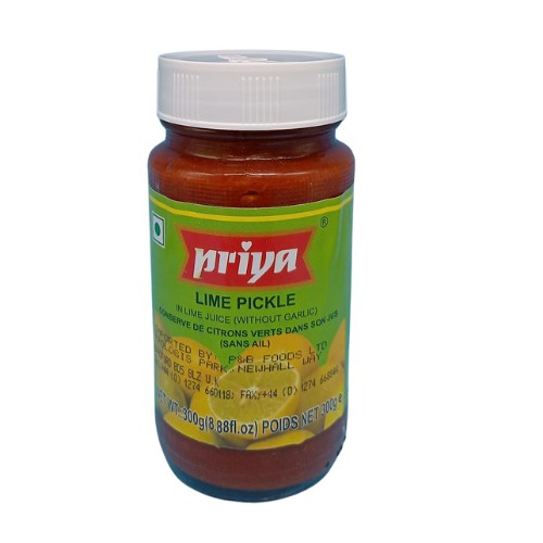 PRIYA LIME PICKLE (WITHOUT GARLIC) 300G