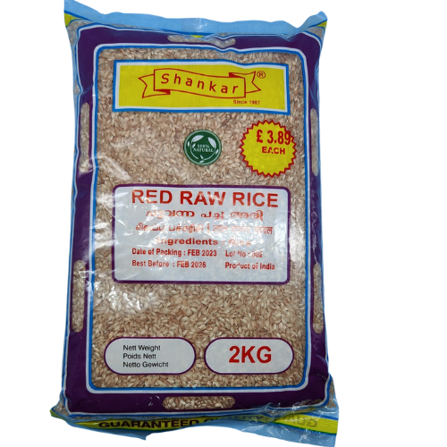 SHANKAR RED RAW RICE 2KG