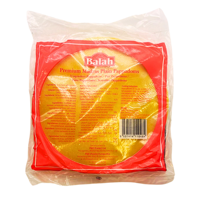 BALAH PREMIUM MADRAS PLAIN PAPPADOMS 200G