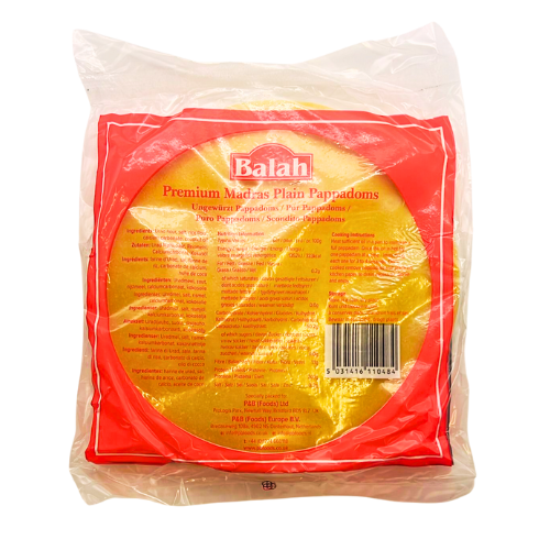 BALAH PREMIUM MADRAS PLAIN PAPPADOMS 200G