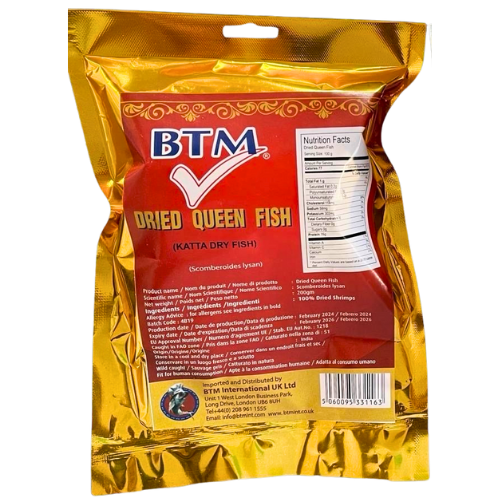 BTM DRIED QUEEN FISH 200G