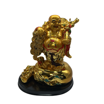 Laughing Buddha Statue 11 Inches