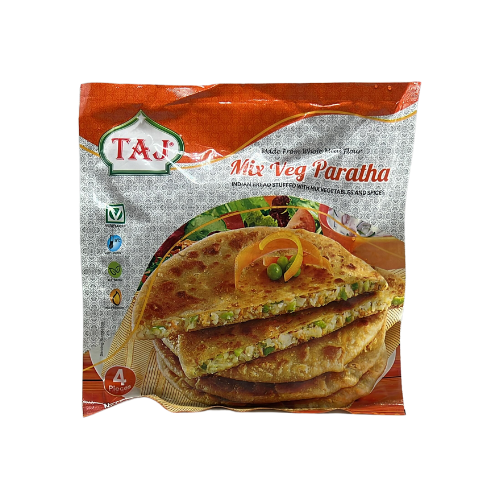 TAJ FROZEN MIX VEG PARATHA 400G (4PCS)