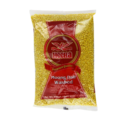 HEERA MOONG DAL WASHED SPLIT 500G