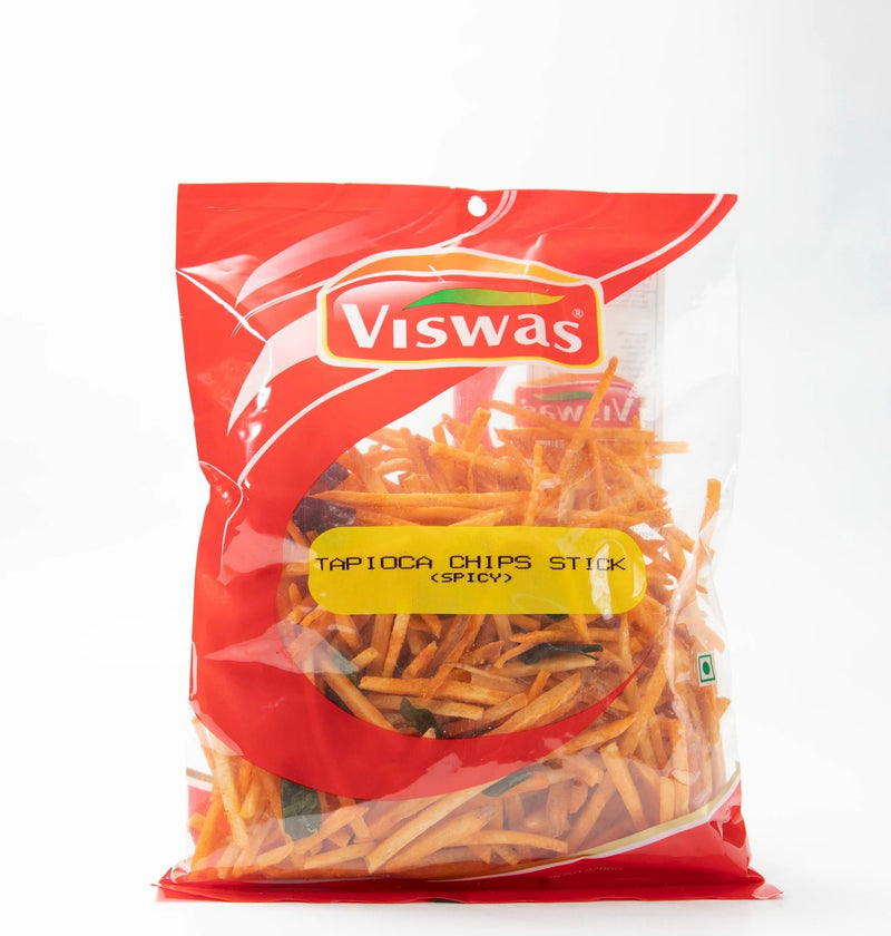 VISWAS SPICY TAPIOCA CHIPS STICK 200G