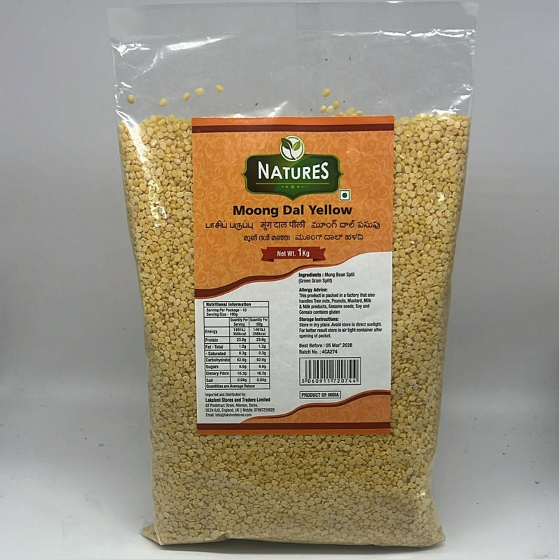 NATURES MOONG DAL - YELLOW 1KG