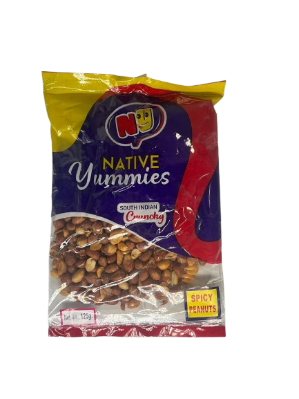 NATIVE YUMMIES SPICY PEANUT 150G