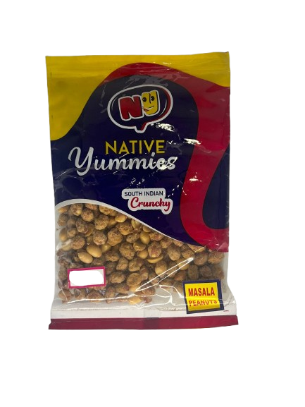 NATIVE YUMMIES MASALA PEANUTS 150G