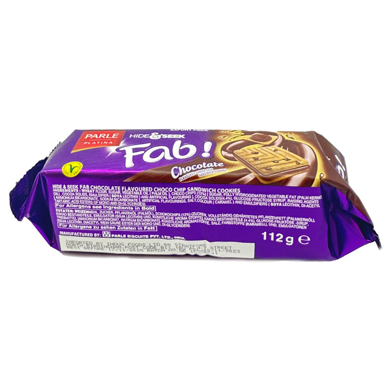 PARLE HIDE & SEEK FAB CHOCOLATE 112G