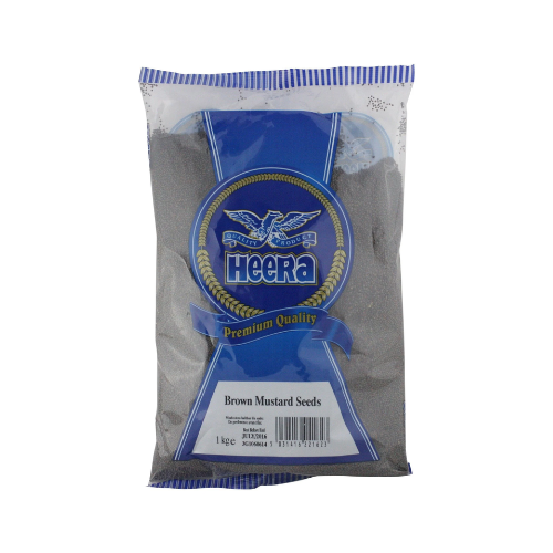 HEERA BROWN MUSTARD SEEDS 1KG