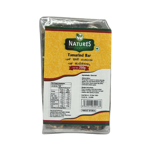 NATURES TAMARIND BAR 200G