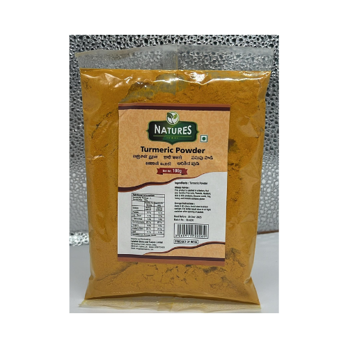 NATURES TURMERIC (HALDI) POWDER 100G