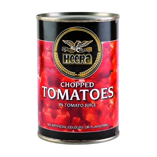 HEERA CHOPPED TOMATOES  TIN 400G