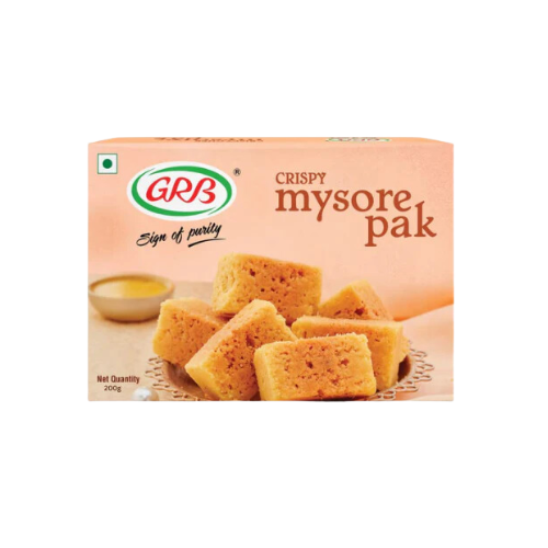 Buy GRB CRISPY MYSORE PAK 200G Online, Lakshmi Stores from UK