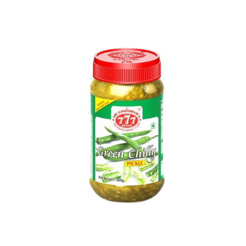 777 GREEN CHILLI PICKLE 300G