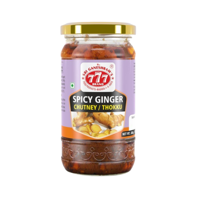 777 SPICY GINGER CHUTNEY / THOKKU 300G